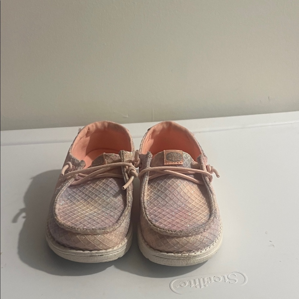 Stylish HEY DUDE  Pink Boat Shoes